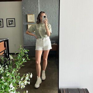 Essentials Sage Green Graphic Tee